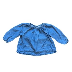 ON Denim Chambray Popover Shirt - Size 12-18M